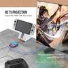 Для Nintendo Switch/Switch OLED Dock TV Dock Портативная док-станция USB C-4K HDMI-совместимый концентратор USB 3.0 Зарядный преобразователь