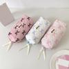Bowknot Large Capacity Pencil Case Storage Bag Cosmetic Bag, Suitable Gift For Girls