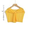 Summer Ice Silk Sun Protection Shawl: Lightweight Knitted Shoulder Protector & Scarf