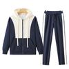 Casual Cardigan Hooded Set for Women, Spring and Autumn Sports, Versatile and Casual Two-piece Set for Women