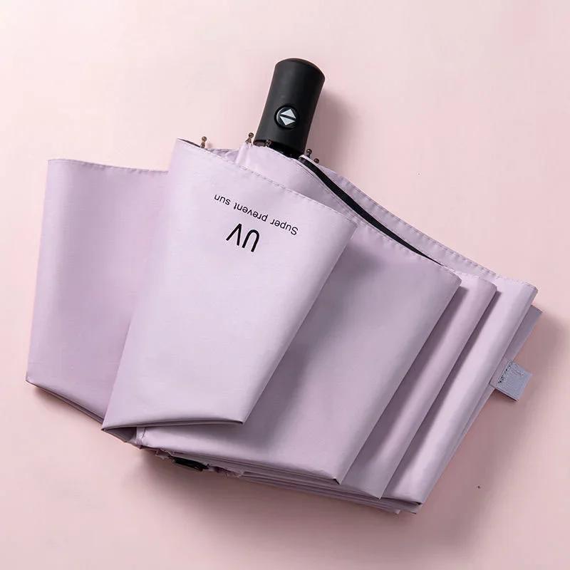 Складной легкий мини-зонт от дождя для женщин, портативный дорожный капсульный 5 складных женских зонтов, ветрозащитные зонты, зонтик