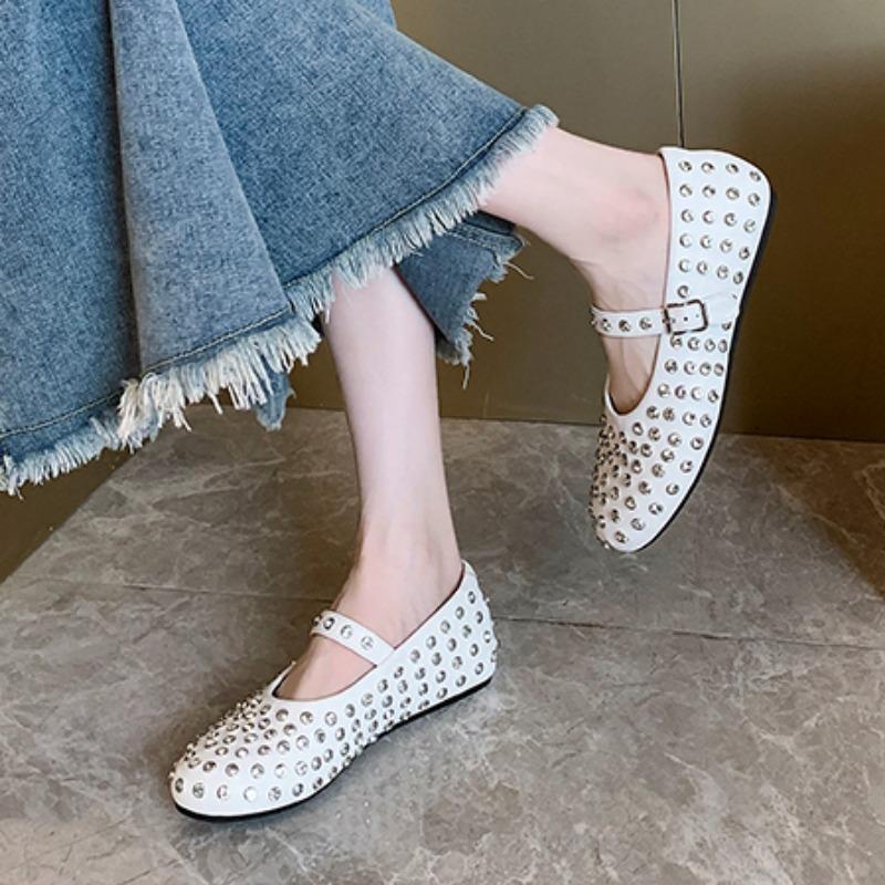 Женские туфли на плоской подошве, новые летние женские кроссовки с круглым носком, дышащие и удобные женские туфли Мэри Джейн, Zapatos De Mujer