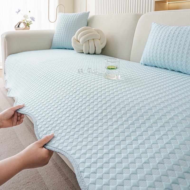New Summer Sofa Mat Cushion Modern Simple Cool Sofa Cover Irregular Sofa Cushion