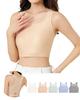 Veimia Kimono Flattens and Prevents Breast Slims Even Large Slimming Half Tank Top Style Size 2XL Bra, Wireless, High-Arm Design, Bounce, Busts, Bra,