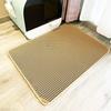 Extra Large EVA Double Layer Cat Litter Mat - Anti-Tracking and Sand Trapping Pet Mat