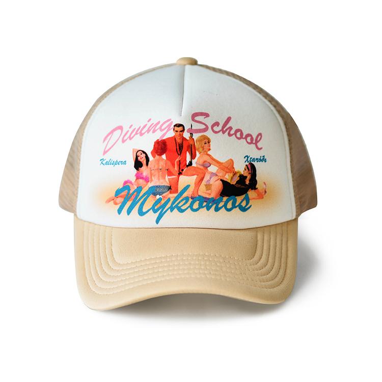Premium Custom Logo Foam Trucker Hat 5 Panel Mesh Back Snapback Cap Breathable Two Tone Baseball Cap for Corporate Gifts