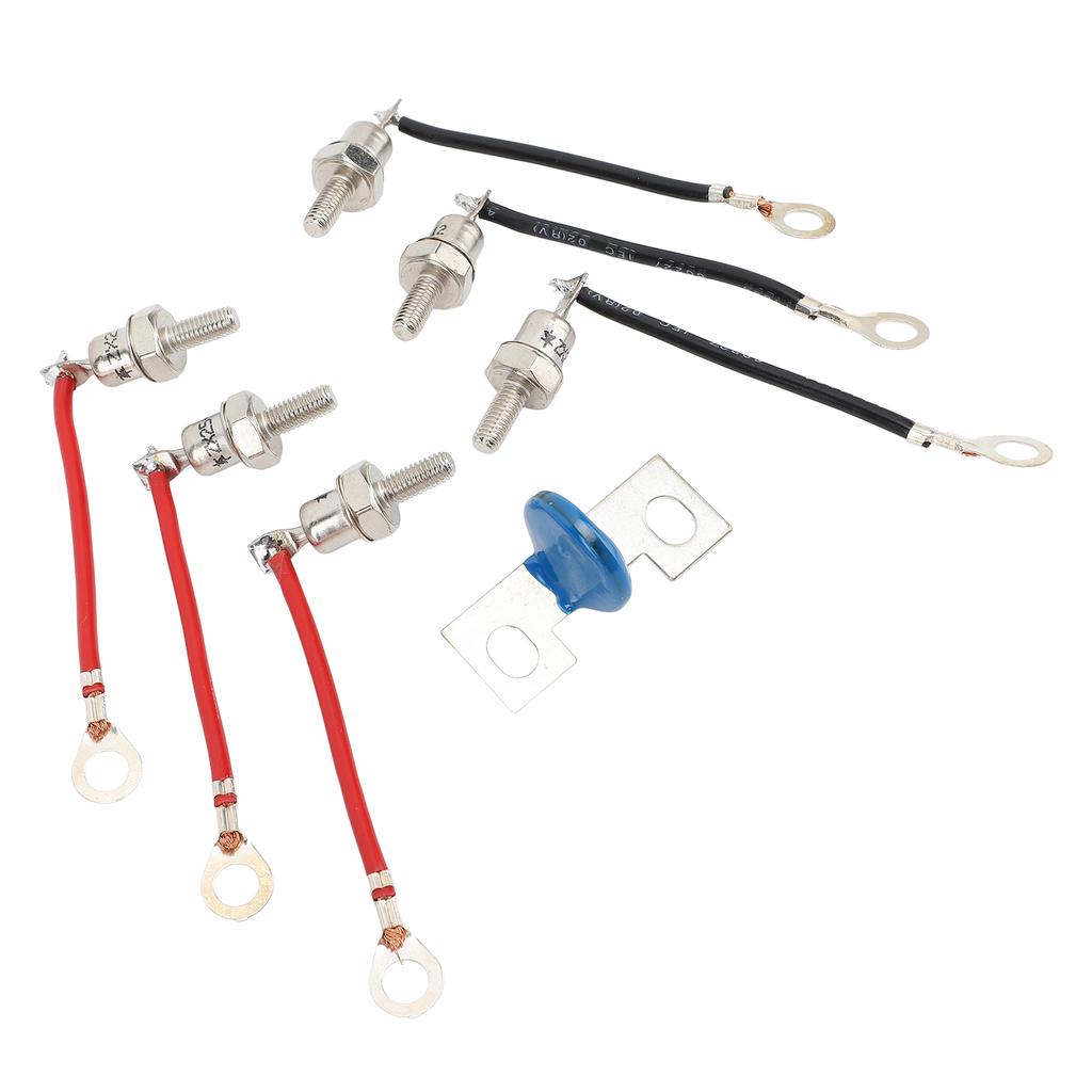 Diode Rectifier Kit 25A RSK1001 3 Positive Diodes 3 Negative Diodes Compatible with Generator
