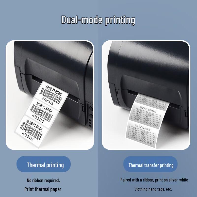 Gprinter GP-9025T Термо/Термотрансферный принтер этикеток со штрих-кодом Штепсель CN (адаптер в комплекте)