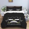 BADBADTZ-MARU 3-piece cartoon bedding set, exquisite adult and children's bedding set, suitable for double and single beds, larg