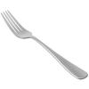 Basic Dinner Forks, Round Edge, Stainless Steel, 12-Piece Set, Silver