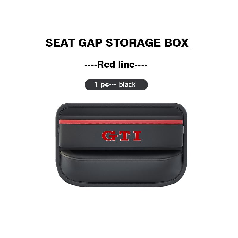 For Volkswagen VW Leather Car Seat Gap Organizer Vehicle Seat Crevice Storage Box Golf 4 5 6 7 Polo Jetta Sagitar Magotan Passat zg8