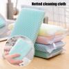 5/10 шт. Чистящая губка Уникальная сетчатая поверхность Сильная дезактивация Легкая губка для мытья посуды