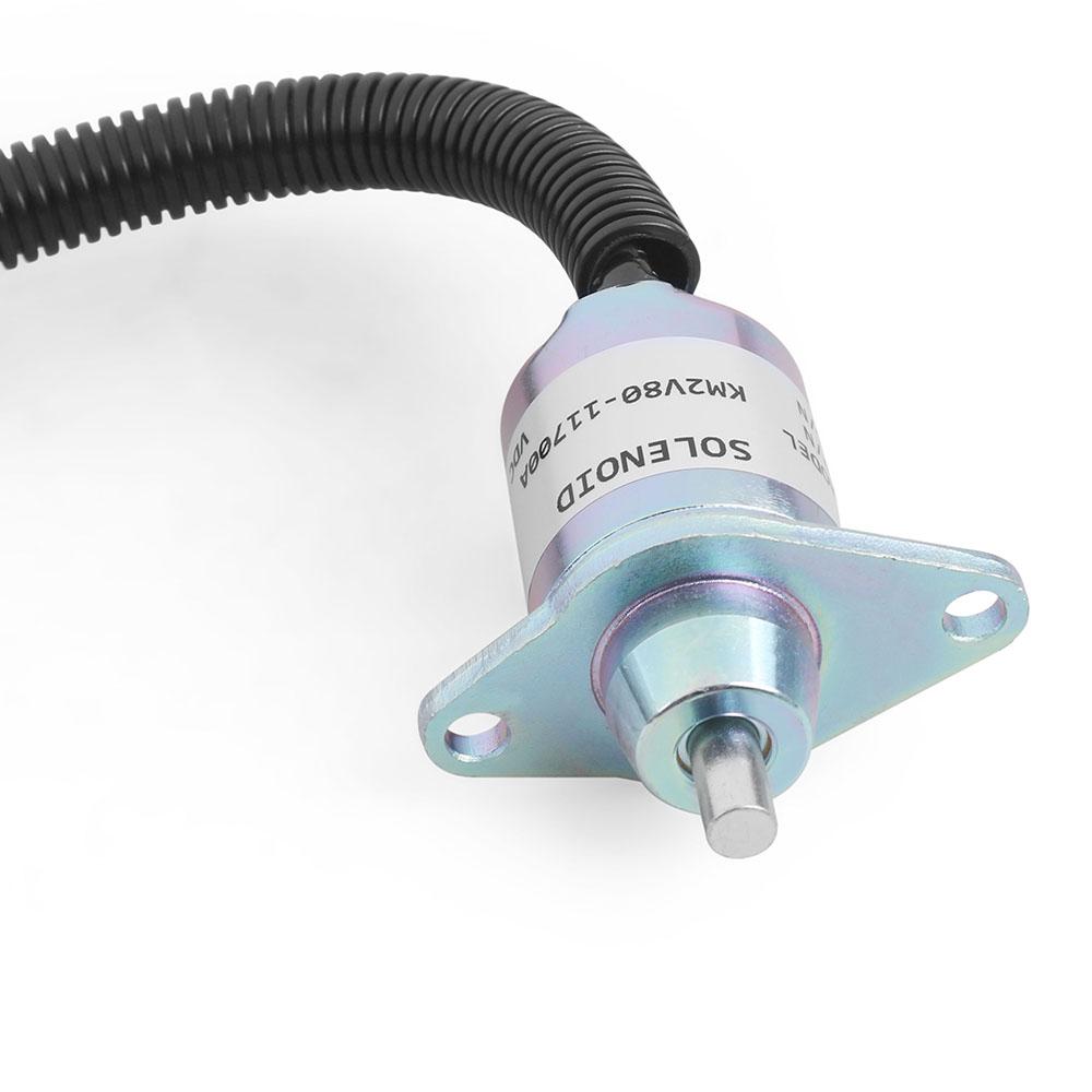 KM2V80-11700A 12V Fuel Shut off Solenoid Valve For Diesel Engine Generator Oil Stop Solenoid Valve