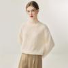 Lekasha Cashmere Mulberry Silk Cable Knit Loose Sweater