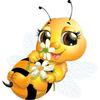 Cute Bee Cartoon Insect Car Stickers for Auto Body Window Door Trunk Moto Tank Cover Scratches Waterproof Decoration