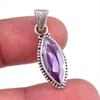 Natural Alexandrite Gemstone 925 Solid Sterling Silver Gift Pendant 1.25" T8c33