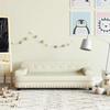 Cream Children's Sofa 90x53x30 Cm Faux Leather
