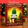 Emotional Support Christmas Countdown Calendar Toy With Woven Material For Family And Kids Fun