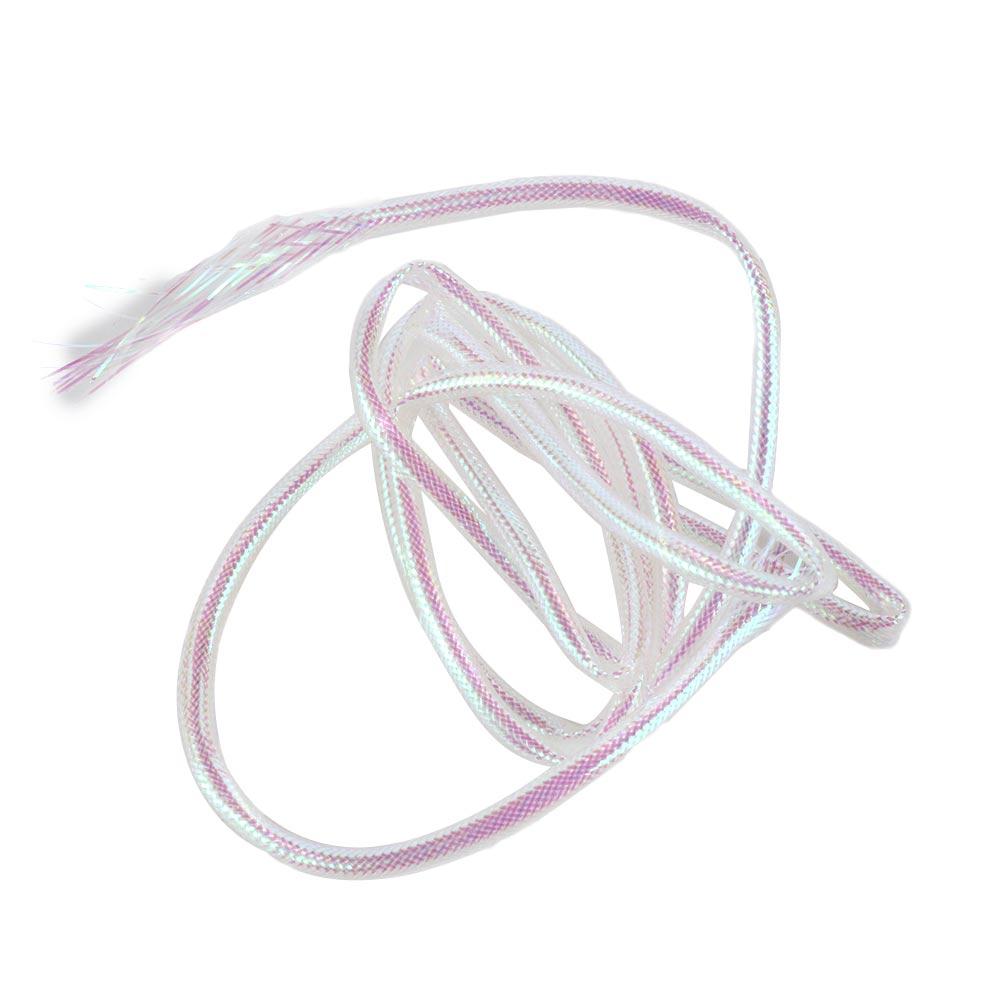 Жемчужно-белый Рыболовный Магглот Трубка Блестящие Плетеные Трубки Тело Мушки Чешуя Рыбы Жемчужный Магглот Трубка