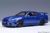 AUTOart Nismo R34 Bayside Blue Finished Product 1/18 GT-R Z-tune