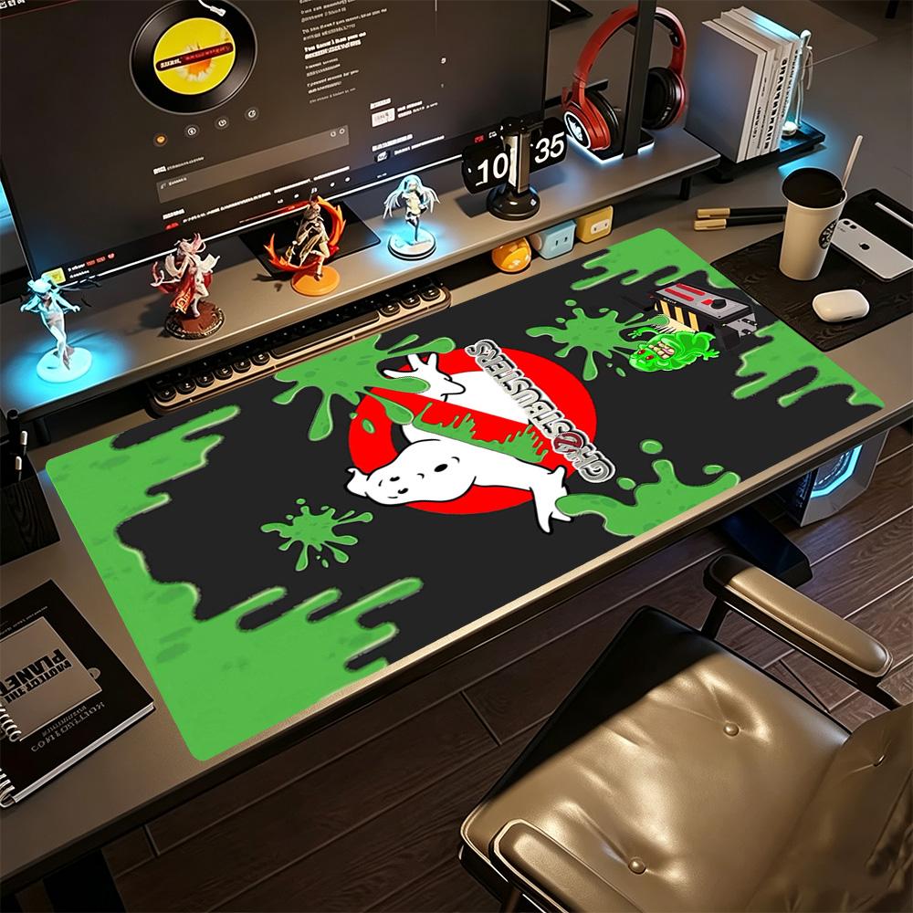 Ghostbusters Large Mouse Pad Office Mouse Mats Computer Desk Keyboard Mat Non-Slip Rubber Bottom Gaming Accessories Ideal Gift for Gamers