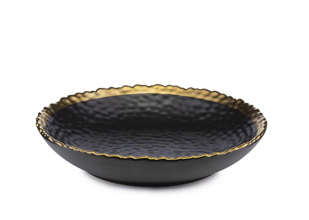 Komplet 8 Talerzy Kati Black Gold
