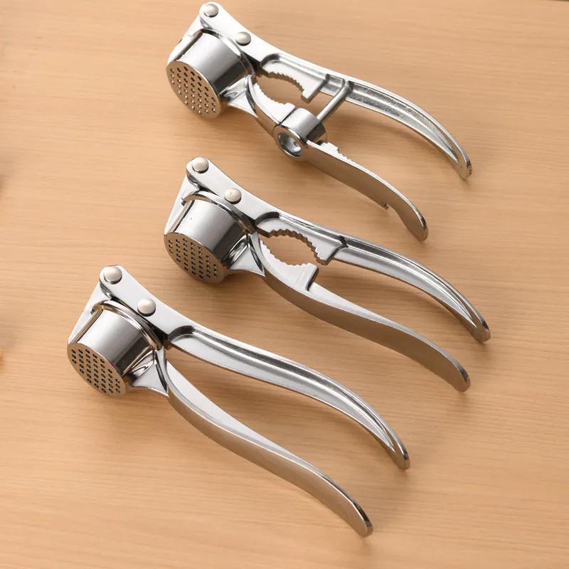 Сплав Чеснокодавилка Измельчитель Кухонный Измельчитель Чеснока Ручная чеснокодавилка Бытовая Очиститель чеснока lyp006