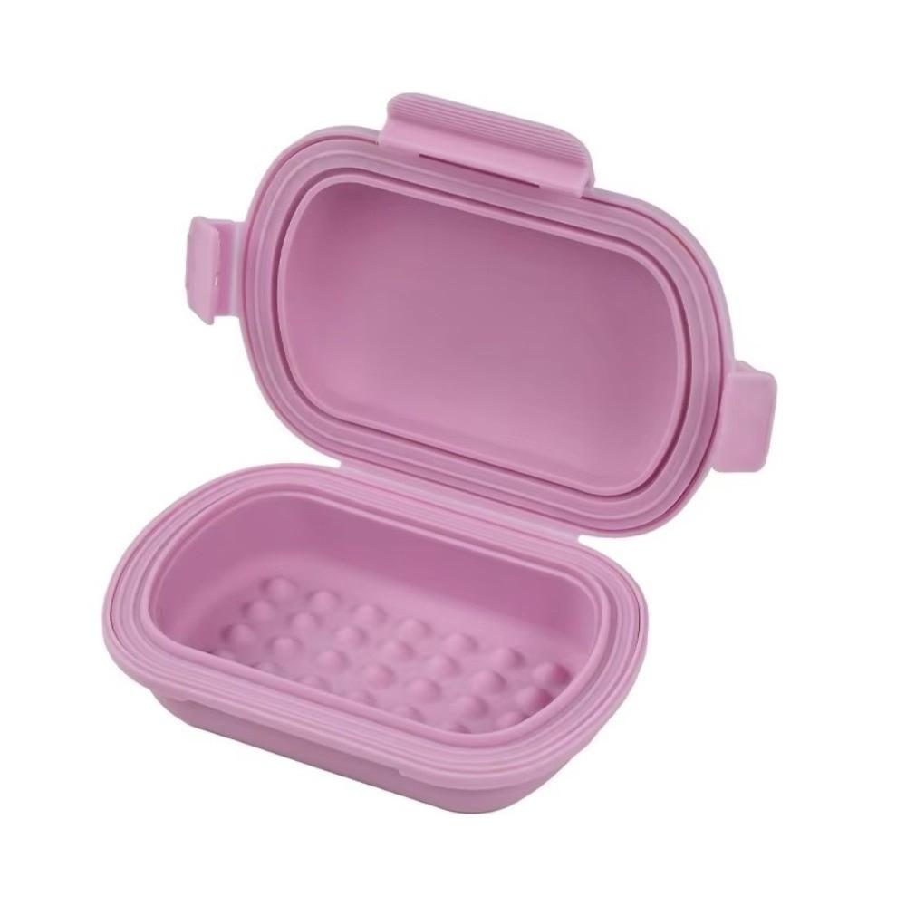 Travel Soap Container Silicone Soap Box Portable Soap Dish For Travel Hotel