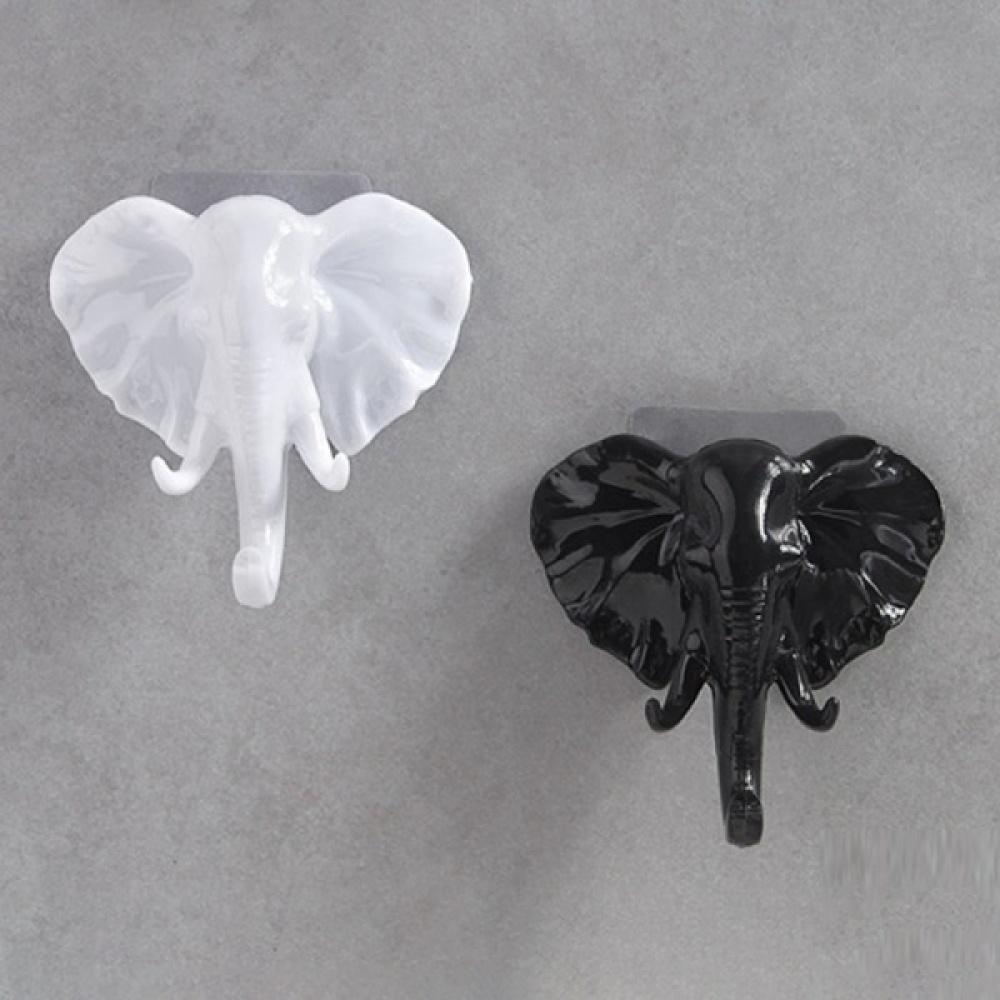 1 шт. настенный крючок с головой слона, шляпа, сумка, вешалка для пальто, домашние кухонные крючки для хранения декора