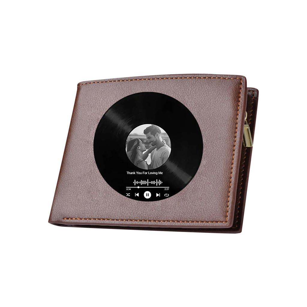 Personalized Custom Wallets Can Be Customized On Both Sides With Songs And Pictures. Suitable For Gifting To Boyfriends And Girlfriends