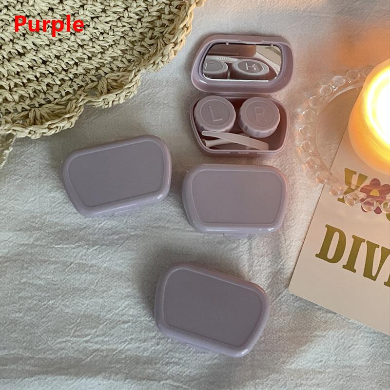 Коробка для контактных линз предотвращает утечку линзы крышка контейнер с зеркалом портативный подарок