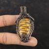 Fossil Coral Pendant Copper Wire Wrapped Pendant Natural Gemstone Pendant Copper Jewelry Handmade Pendant Gift For Mother Wire Wrap Jewelry