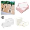 50Pcs Dining Table Decorations Wedding Name Cards Small Tent Card Seat Card New Place Cards