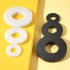White Insulating Nylon Plastic Washer - Flat, Black, Oversized, Thickened - MM2, M2.5, M3, M24