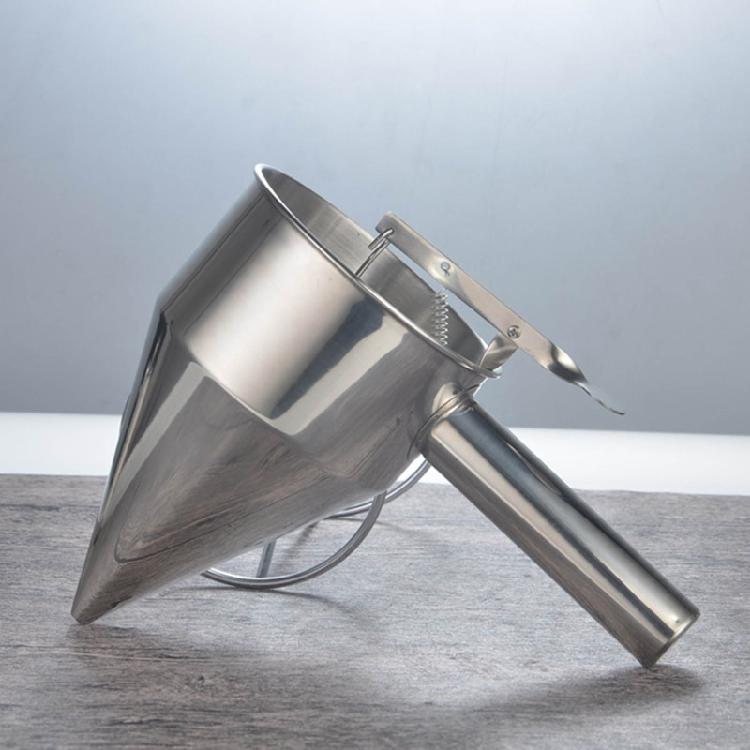 Waffle Batter Dispenser Pancake Maker Cooking Tool Funnel Dispenser with Rack