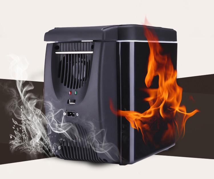 TTCR-II Portable Cooler 6L Mini Fridge DC12V Car Refrigerator Student Dormitory Cooling Box Touch Freezer Silent Auto Fridge