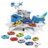 Aircraft Vehicle Toys Fun Educational Simulation Transport Cargo Airplane Car Toy Play Set for 3 to 6 Years Old