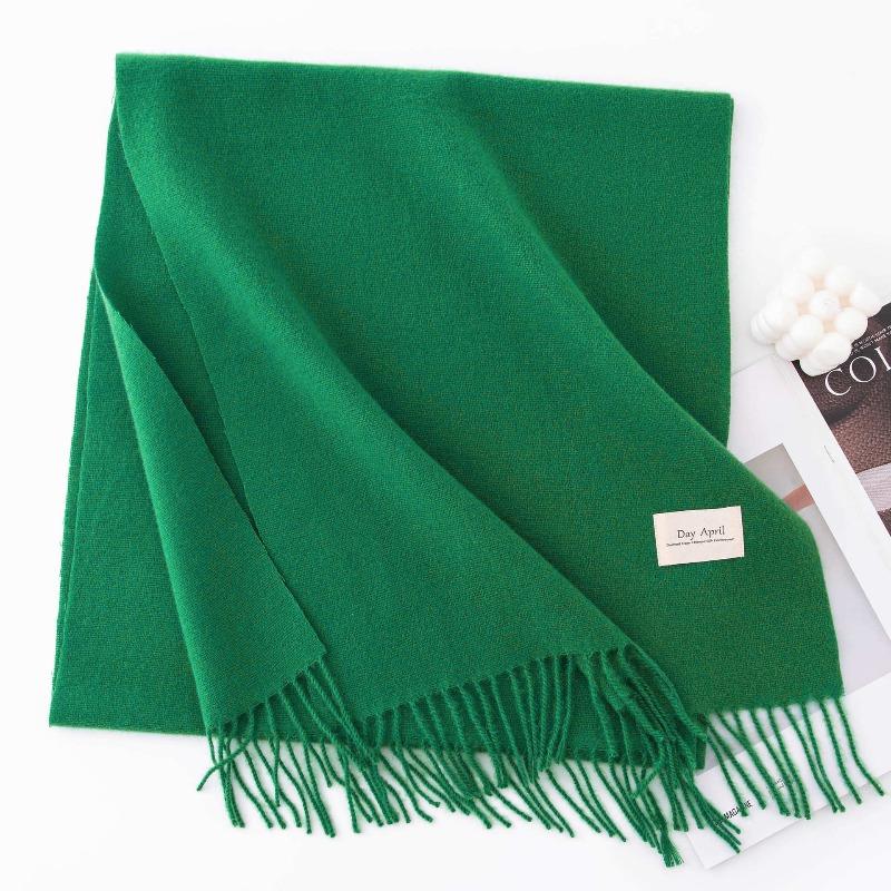 Morandi Color Scarf Shawl Solid Color Cashmere Feel Long Winter Wrap Luxury Soft Fashion Gift Lightweight Women’s Neck Scarf