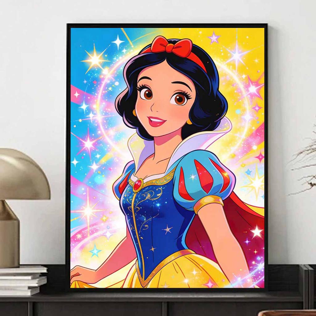 Disney Набор для алмазной мозаики Полная выкладка круглыми стразами Белоснежка Декор для дома Поделка Подарок