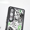 """Граффити""" Жесткий прозрачный чехол для телефона для Sony Xperia 1 V VI VII VIII Xperia 5 V Xperia 10 V VI VII / Ударопрочный чехол Sony"""