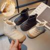 "2025 Winter Children's Velvet Lined Soft-Soled Non-Slip Martin Boots"