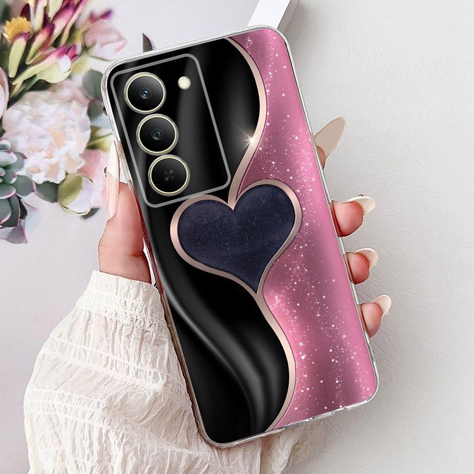 Чехол для Realme 14x 5G 6.67" Чехол Модный Чехол с Рисунком Бабочки Мягкие Силиконовые Чехлы для Телефона Для Realme 14x Realme14x Бампер