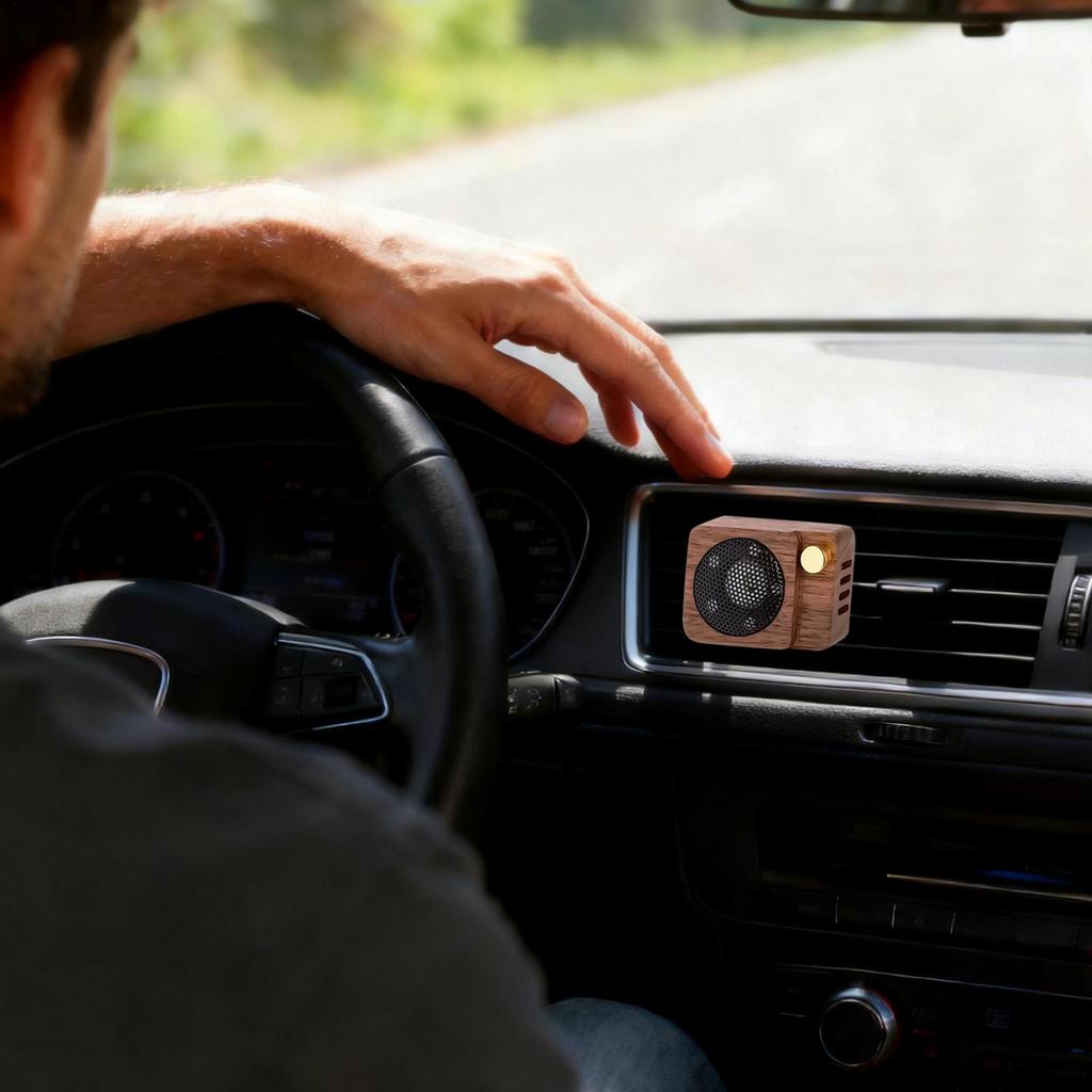 Автомобильный Ароматизатор Ароматерапия Аромат Духи Деревянный Динамик Вентилятор Воздуховыпускного Отверстия Креативные Автомобильные Духи Для Автомобильного Интерьера Жизни