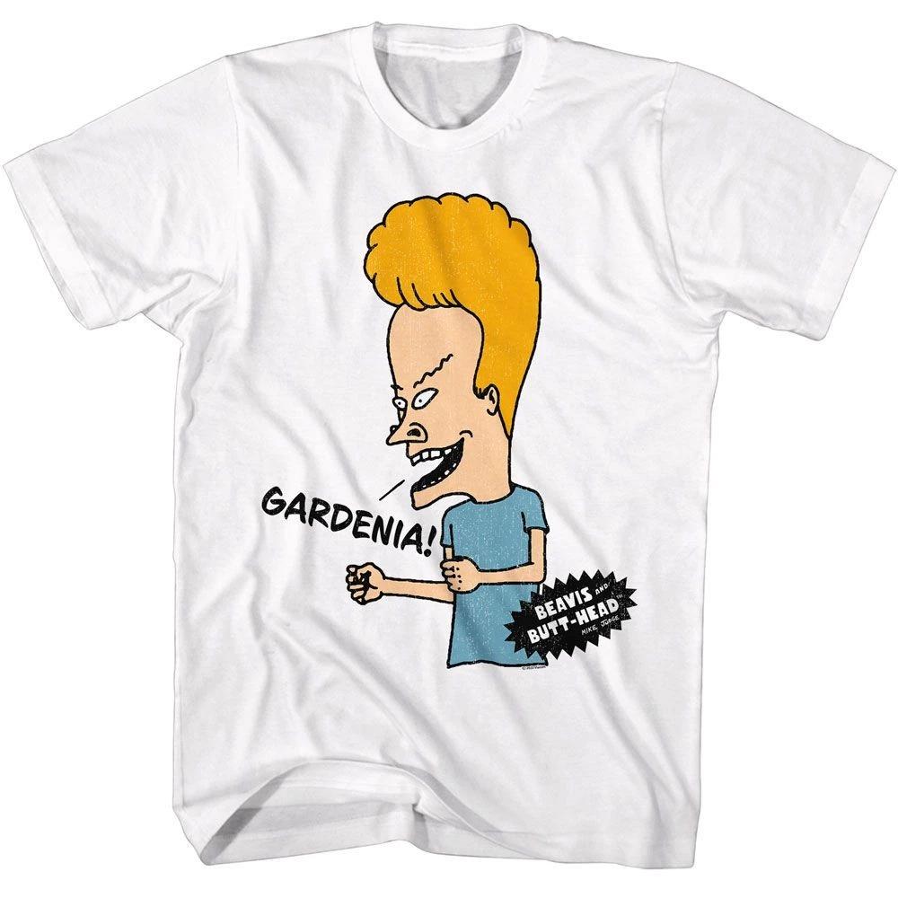 Beavis And Butthead - Gardenia - American Classics - Solid White Short Sle
