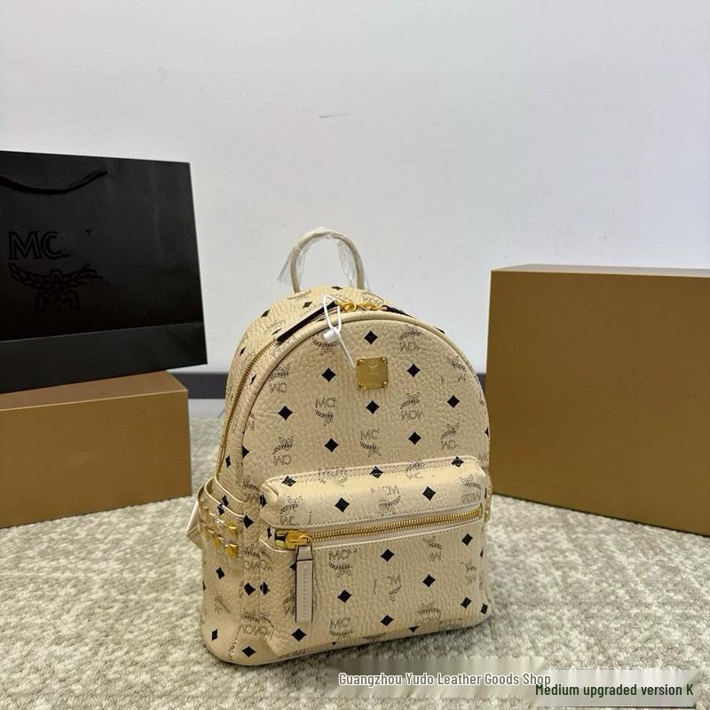 Мужской модный рюкзак в стиле колледж с шипами: Дорожная и повседневная сумка большой вместимости