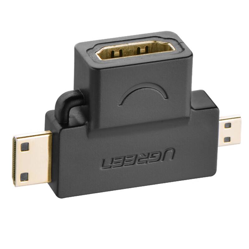Ugreen Адаптер 2-в-1 Мини/Микро HDMI на HDMI