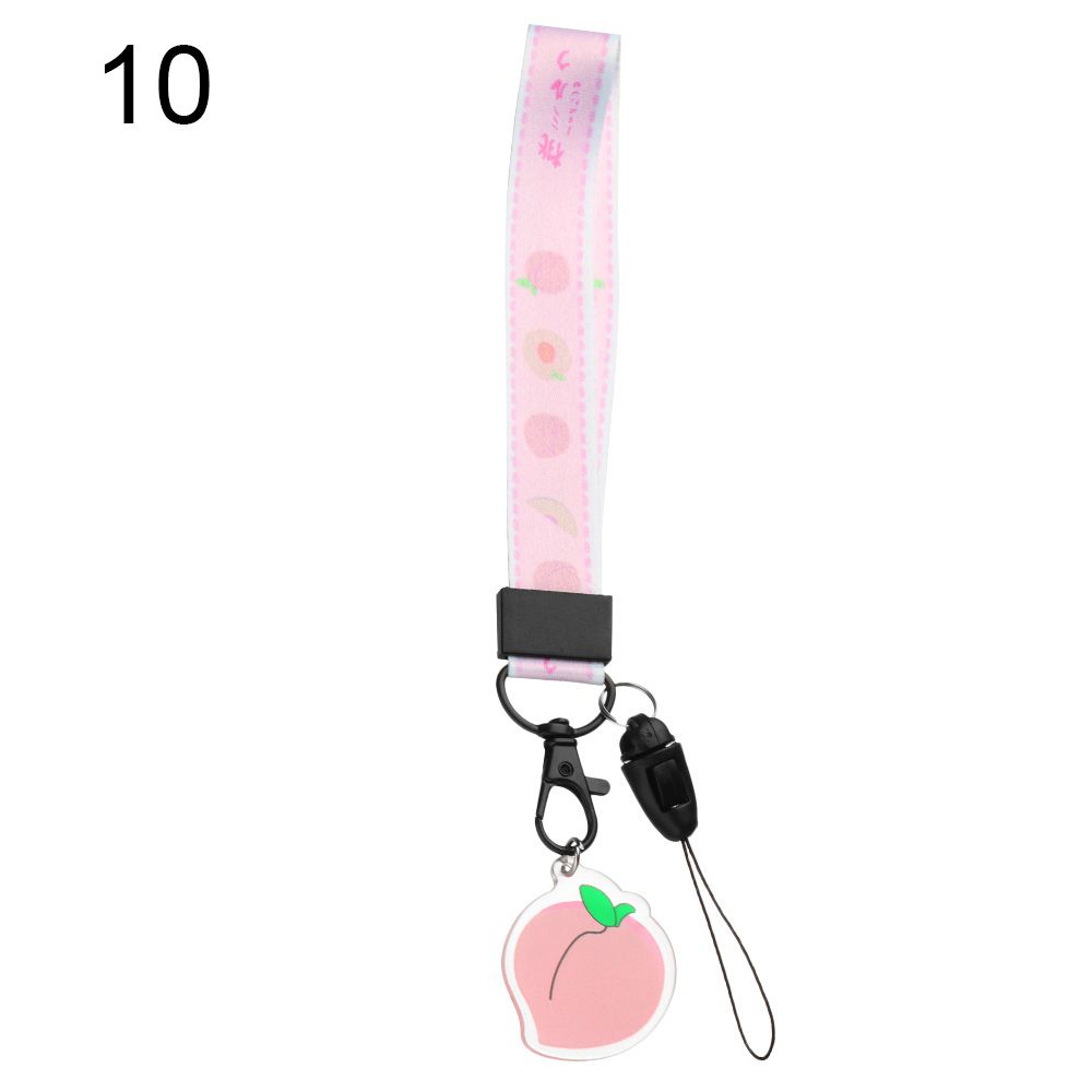 Чехол для телефона Подвесной шнурок Милый фруктовый шнурок Лариат Шнурок Брелок Веревка на запястье Ремешок для телефона Шнурок