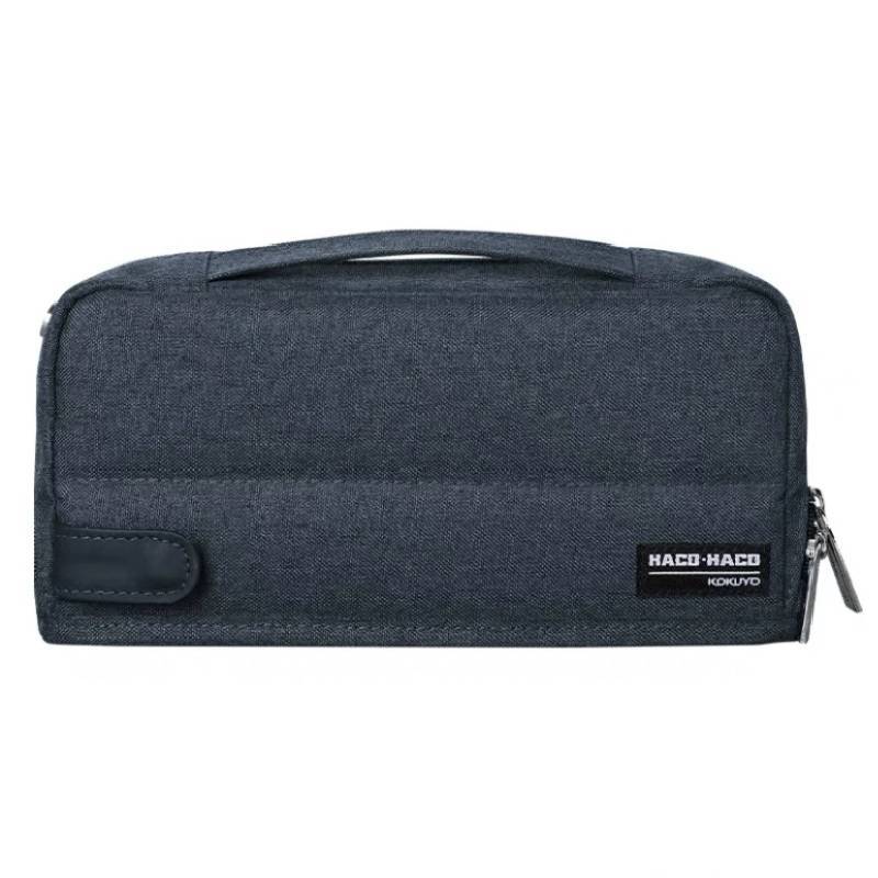 Kokuyo Multilayer Canvas Pencil Case With Large Capacity For Students And School Use