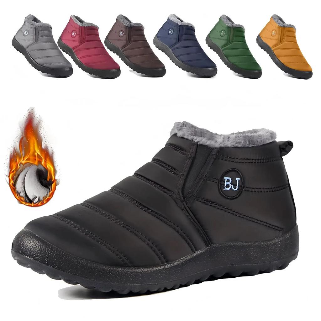 Plus Size 35-47 Women Non Slip Waterproof Winter Snow Boots Women/men Warm Ankle Boots Outdoor Cotton Padded Shoes Botas Mujer