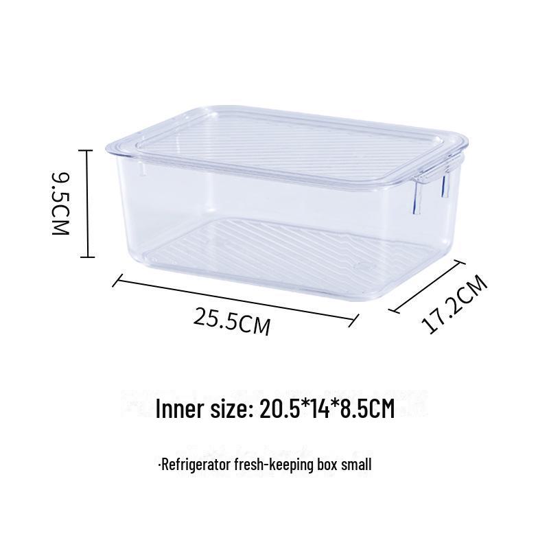 Контейнер для хранения свежих продуктов в холодильнике с крышкой для продуктов питания, фруктов, овощей и яиц